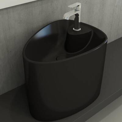 Bocchi Etna Monoblok Lavabo Tezgah Üstü Armatür Delikli Mat Siyah 1343-004-0126 - BOCCHI (1)