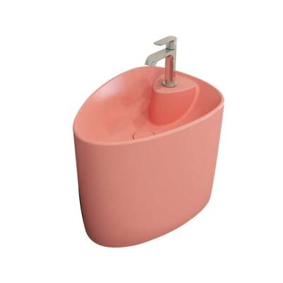 Bocchi Etna Monoblok Lavabo Tezgah Üstü Armatür Mat Somon 1343-032-0126 - BOCCHI