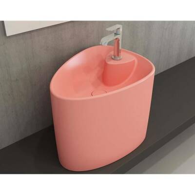 Bocchi Etna Monoblok Lavabo Tezgah Üstü Armatür Mat Somon 1343-032-0126 - BOCCHI (1)