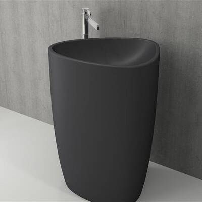 Bocchi Etna Monoblok Yerden Lavabo Mat Antrasit 1075-020-0125 - BOCCHI (1)