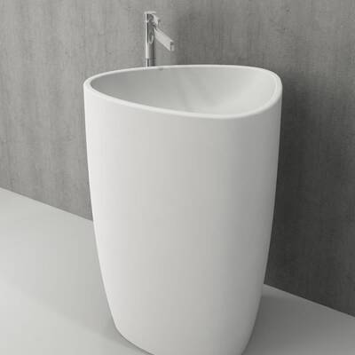 Bocchi Etna Monoblok Yerden Lavabo Mat Beyaz 1075-002-0125 - BOCCHI (1)