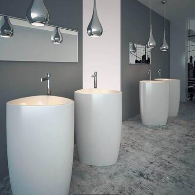 Bocchi Etna Monoblok Yerden Lavabo Parlak Beyaz 1075-001-0125 - BOCCHI (1)