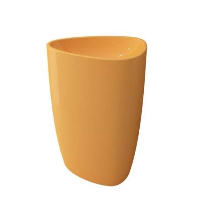 Bocchi Etna Monoblok Yerden Lavabo Parlak Mandalina Sarısı 1075-021-0125 - BOCCHI