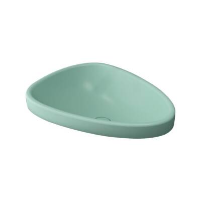 Bocchi Etna Tezgah Üstü Lavabo 58 cm Mat Mint Yeşil 1112-033-0125 - BOCCHI