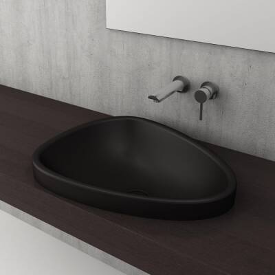 Bocchi Etna Tezgah Üstü Lavabo 58 cm Mat Siyah 1112-004-0125 - BOCCHI (1)