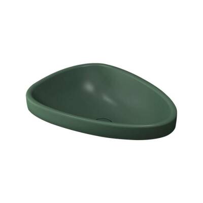 Bocchi Etna Tezgah Üstü Lavabo 58 cm Mat Yeşil 1112-027-0125 - BOCCHI