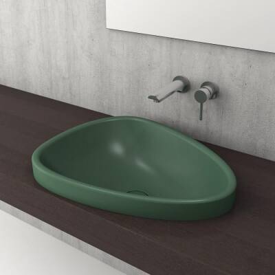 Bocchi Etna Tezgah Üstü Lavabo 58 cm Mat Yeşil 1112-027-0125 - BOCCHI (1)