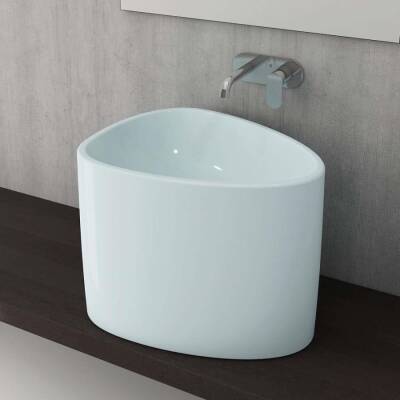 Bocchi Etna Tezgah Üstü Monoblok Lavabo Mat Buz Mavi 1162-029-0125 - BOCCHI (1)