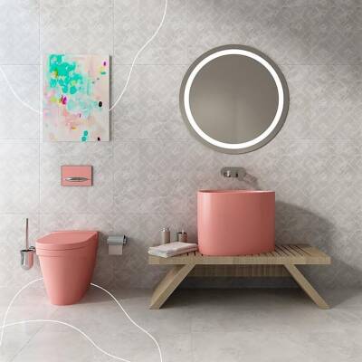 Bocchi Etna Tezgah Üstü Monoblok Lavabo Mat Somon 1162-032-0125 - BOCCHI (1)