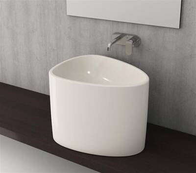 Bocchi Etna Tezgah Üstü Monoblok Lavabo Parlak Bisküvi 1162-014-0125 - BOCCHI (1)