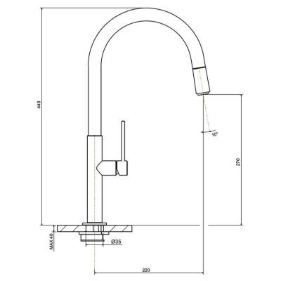 Bocchi Eviye Bataryası Spreyli Krom 2201 0004 - BOCCHI (1)