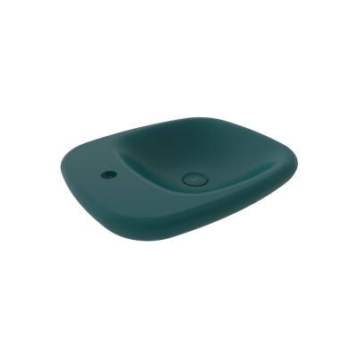 Bocchi Fenice 54 cm Çanak Lavabo Mat Petrol Mavisi - BOCCHI