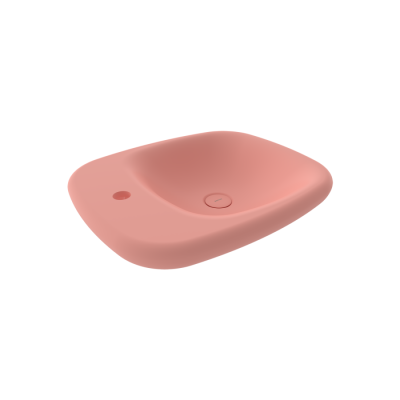 Bocchi Fenice 54 cm Çanak Lavabo Mat Somon - BOCCHI