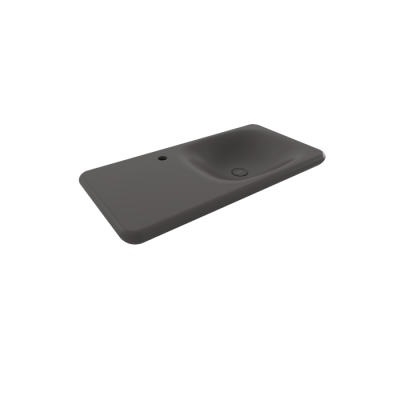 Bocchi Fenice 90 cm Etajerli Lavabo Mat Antrasit - BOCCHI