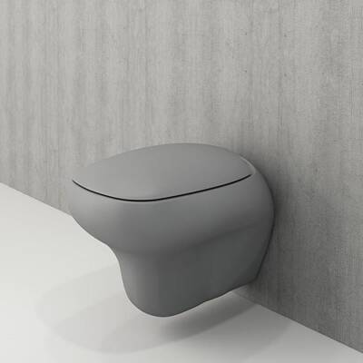 Bocchi Fenice Asma Klozet Mat Gri Kapak Hariç 1166-006-0128 - BOCCHI (1)