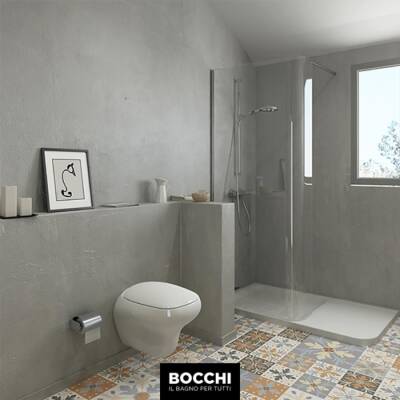 Bocchi Fenice Asma Klozet Parlak Beyaz Kapak Hariç 1166-001-0128 - BOCCHI (1)