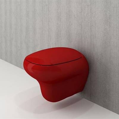 Bocchi Fenice Asma Klozet Parlak Kırmızı Kapak Hariç 1166-019-0128 - BOCCHI (1)