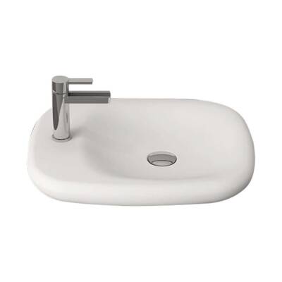 Bocchi Fenice Çanak Lavabo, 54 cm, Mat Beyaz 1489-002-0126 - BOCCHI