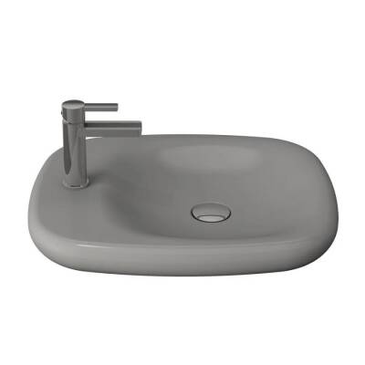 Bocchi Fenice Çanak Lavabo 54 cm Mat Gri 1489-006-0126 - BOCCHI