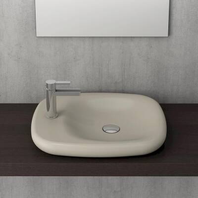 Bocchi Fenice Çanak Lavabo 54 cm Mat Kaşmir 1489-011-0126 - BOCCHI (1)