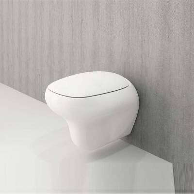 Bocchi Fenice Parlak Beyaz Asma Klozet Kapak Dahil 1166-001-0128 - BOCCHI