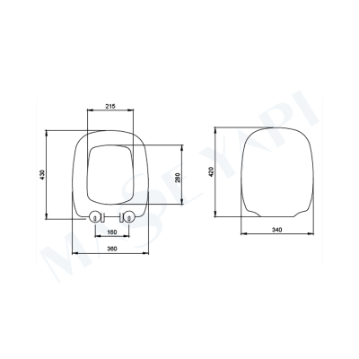 Bocchi Fenice Rimless Asma Klozet - Mat Beyaz Set (Kapak Dahil ) + Gömme Rezervuar Seti - BOCCHI (2)