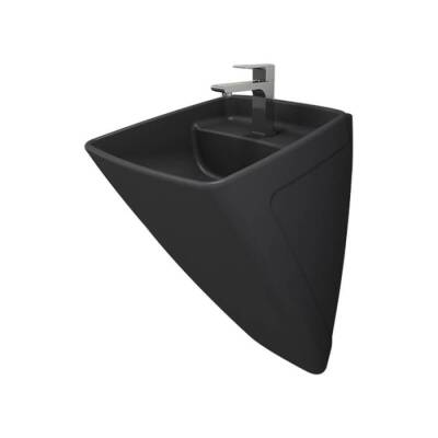 Bocchi Firenze Asma Monoblok Lavabo, 48 cm, Mat Antrasit 1082-020-0126 - BOCCHI