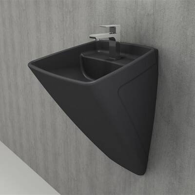 Bocchi Firenze Asma Monoblok Lavabo, 48 cm, Mat Antrasit 1082-020-0126 - BOCCHI (1)