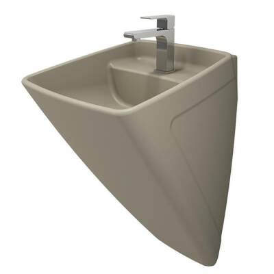 Bocchi Firenze Asma Monoblok Lavabo, 48 cm, Mat Kaşmir 1082-011-0126 - BOCCHI