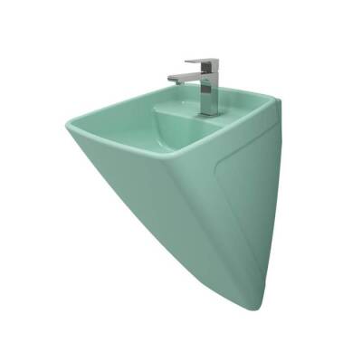 Bocchi Firenze Asma Monoblok Lavabo, 48 cm, Mat Mint Yeşil 1082-033-0126 - BOCCHI