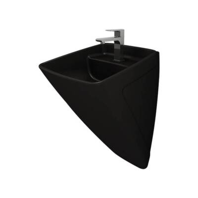 Bocchi Firenze Asma Monoblok Lavabo, 48 cm, Mat Siyah 1082-004-0126 - BOCCHI