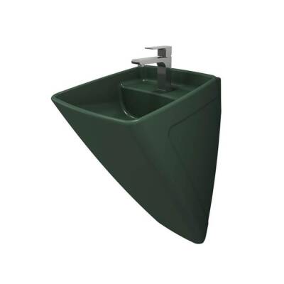 Bocchi Firenze Asma Monoblok Lavabo, 48 cm, Mat Yeşil 1082-027-0126 - BOCCHI