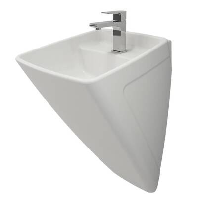 Bocchi Firenze Asma Monoblok Lavabo, 48 cm, Parlak Beyaz 1082-001-0126 - BOCCHI
