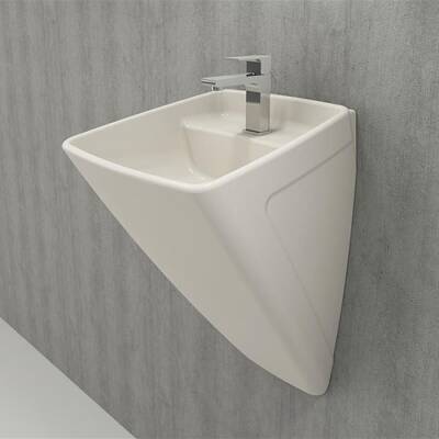 Bocchi Firenze Asma Monoblok Lavabo, 48 cm, Parlak Bisküvi 1082-014-0126 - BOCCHI (1)