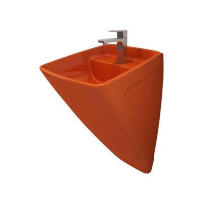 Bocchi Firenze Asma Monoblok Lavabo, 48 cm, Parlak Turuncu 1082-012-0126 - BOCCHI