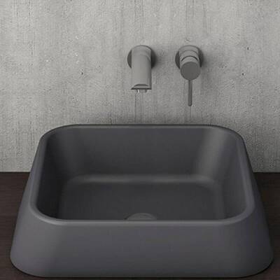 Bocchi Firenze Çanak Lavabo Mat Antrasit 1005-020-0125 - BOCCHI