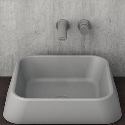 Bocchi Firenze Çanak Lavabo Mat Gri 1005-006-0125 - BOCCHI (1)