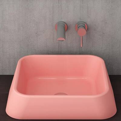 Bocchi Firenze Çanak Lavabo Mat Somon 1005-032-0125 - BOCCHI (1)