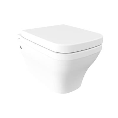 Bocchi Firenze Rimless Asma Klozet Mat Beyaz Kapak Hariçtir 1304-002-0128 - BOCCHI