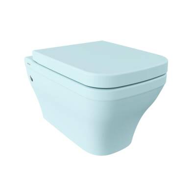 Bocchi Firenze Rimless Asma Klozet Mat Buz Mavi Kapak Hariçtir 1304-029-0128 - BOCCHI