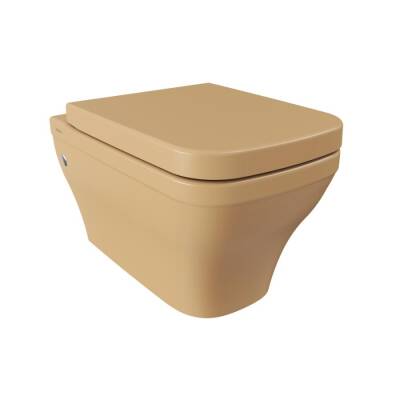 Bocchi Firenze Rimless Asma Klozet Mat Kaşmir Kapak Hariçtir 1304-011-0128 - BOCCHI