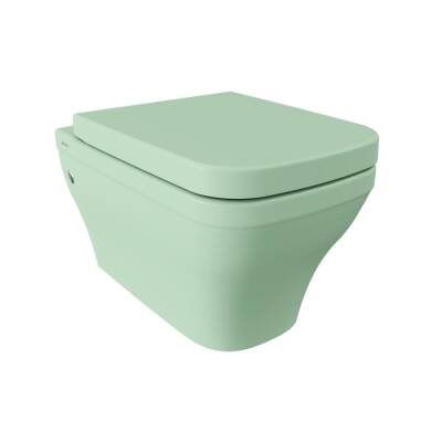 Bocchi Firenze Rimless Asma Klozet Mat Mint Yeşil Kapak Hariçtir 1304-033-0128 - BOCCHI