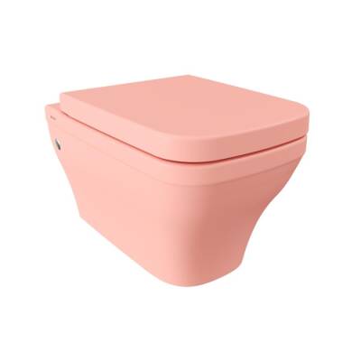 Bocchi Firenze Rimless Asma Klozet Mat Somon Kapak Hariçtir 1304-032-0128 - BOCCHI