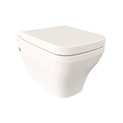 Bocchi Firenze Rimless Asma Klozet Parlak Bisküvi Kapak Hariçtir 1304-014-0128 - BOCCHI