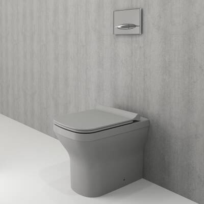 Bocchi Firenze Yerden Klozet Mat Gri Kapak Hariçtir 1298-006-0128 - BOCCHI