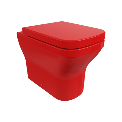 Bocchi Firenze Yerden Klozet Parlak Kırmızı - BOCCHI