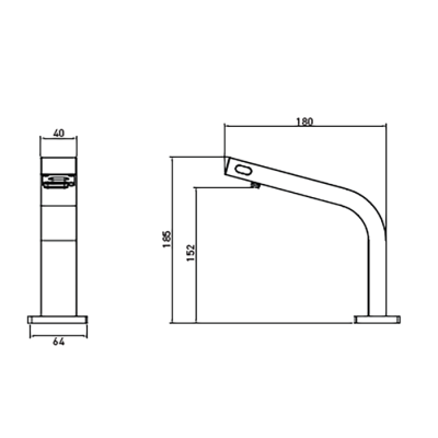 Bocchi Fotoselli Sabun ve Tek Su Girişli Lavabo Bataryası - BOCCHI (1)