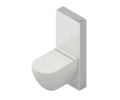 Bocchi Glassbox Rezervuar Seti ( Asma Klozet Hariç ) Beyaz 8100-1001 - BOCCHI