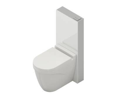 Bocchi Glassbox Rezervuar Seti (Yerden Klozet Hariç) Beyaz 8100-1003 - BOCCHI