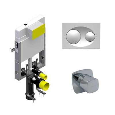 Bocchi Gömme Rezervuar Tuğla Duvar İçi Metal Ayaklı 8000-1000 TKM - BOCCHI